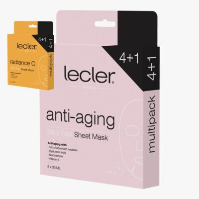 Stangrinanti lakštinė veido kaukė Lecler ANTI-AGING