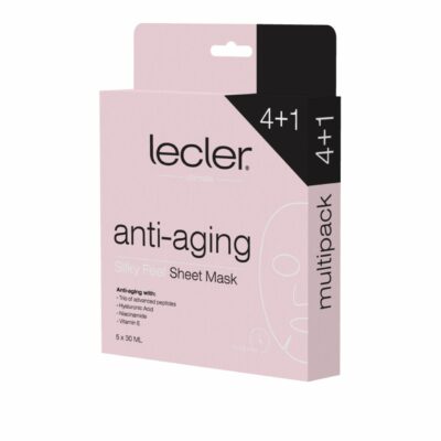 Stangrinanti lakštinė veido kaukė LECLER ANTI-AGING