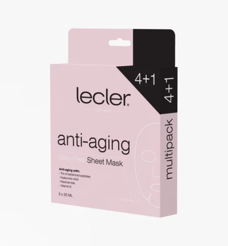 Stangrinanti lakštinė veido kaukė Lecler ANTI-AGING