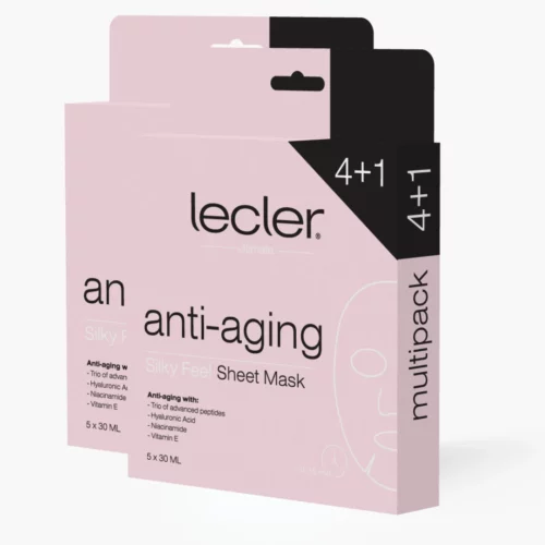 Lecler ANTI-AGING – kaukė, po kurios 3 iš 4 moterų pajuto stipriai stangresnę odą.