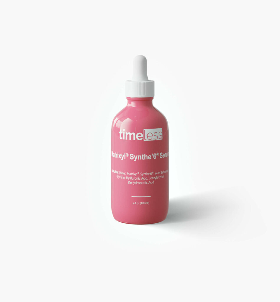 Timeless™ SYNTHE’6™ serumas su peptidais ir hialuronu (didelė talpa – 120 ml)