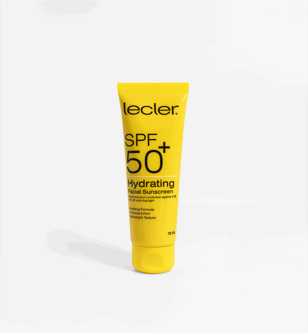 Veido kremas nuo saulės Lecler SPF 50+ Hydrating Facial Sunscreen