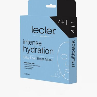 Drėkinanti lakštinė veido kaukė Lecler INTENSE-HYDRATION