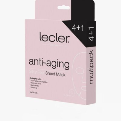 Stangrinanti lakštinė veido kaukė LECLER ANTI-AGING