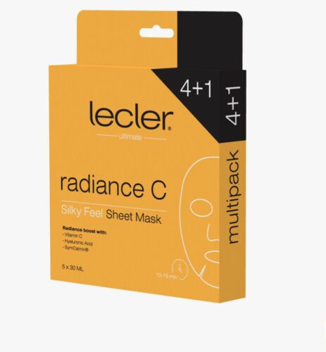 Lecler RADIANCE C. Lakštinė veido kaukė su vitaminu C