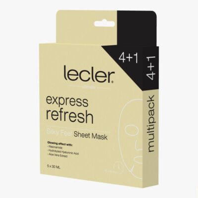 Greito poveikio lakštinė veido kaukė Lecler EXPRESS-REFRESH