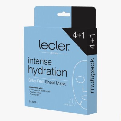 Drėkinanti lakštinė veido kaukė Lecler INTENSE-HYDRATION