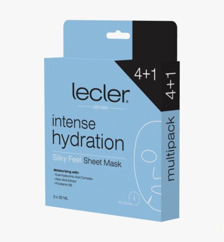 Drėkinanti lakštinė veido kaukė Lecler INTENSE-HYDRATION