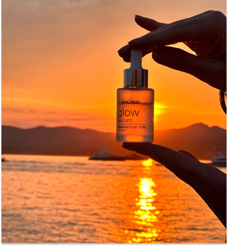 Lecler GLOW serumas. Niacinamide 10% + HA + Vitamin E